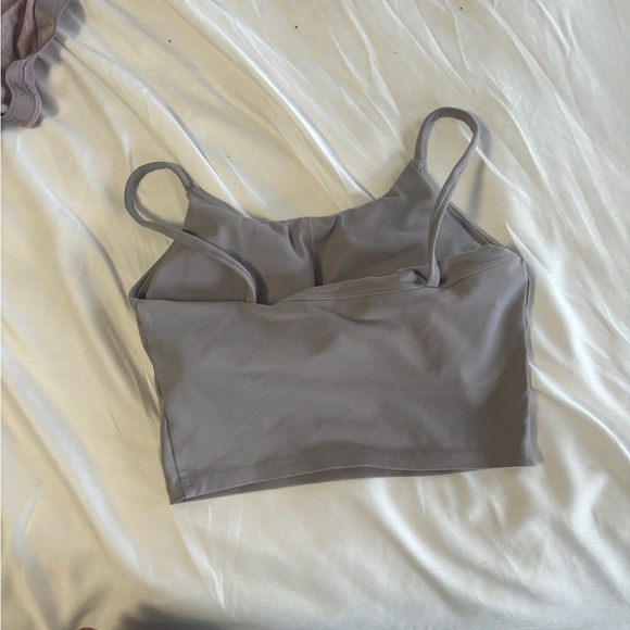 NWOT grey cropped athletic tank - Picture 2 of 3